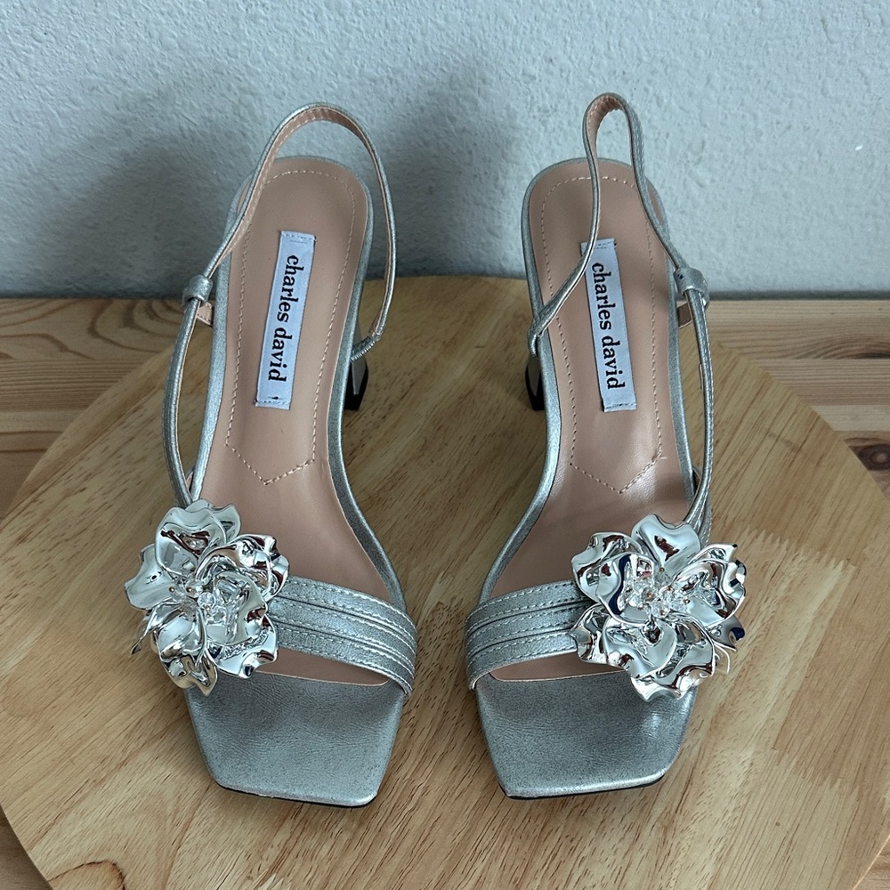 Charles David Womens Rome Heeled Sandals new 7.5M - Picture 1 of 7